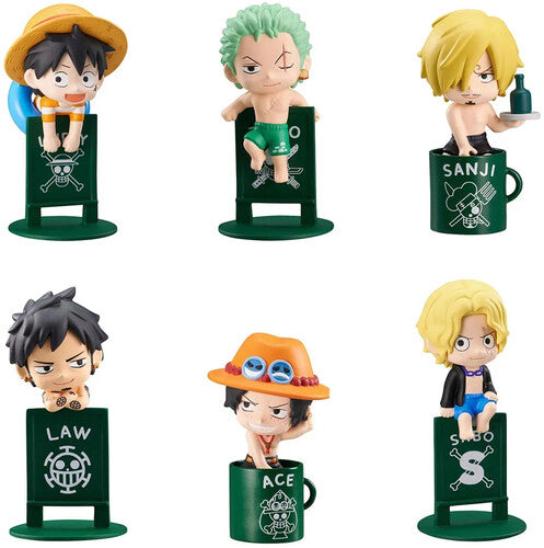 Megahouse One Piece Pirates on Vacations (Box/8) O Megahouse One Piece Pirates on Vacations (Box/8) Ochatomo blindbox display - 8-Disc Record Album - Vinyl LP