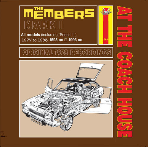 Members At The Coach House: Original Studio Tapes - Ltd Haynes Manual Style Cover Yellow Vinyl - Record Album - Vinyl LP
