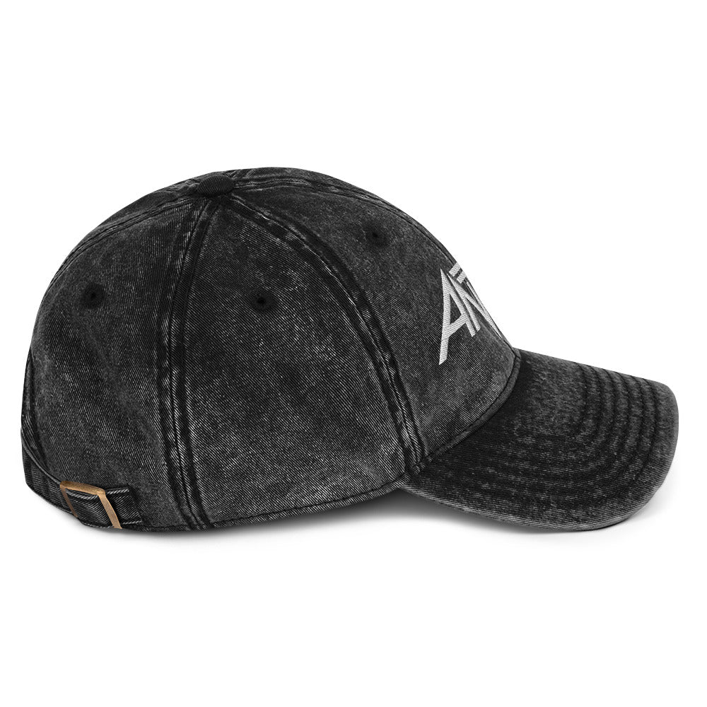 Merch Moment Anthrax - Vintage Cotton Twill HD Embroidered Cap