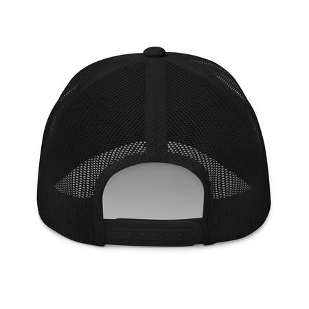 Merch Moment Anthrax - White on Black Trucker HD Embroidered Hat