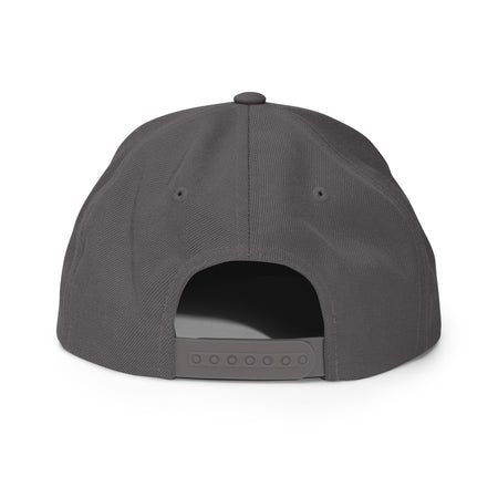 Merch Moment Anthrax - White on Gray Snapback HD Embroidered Hat