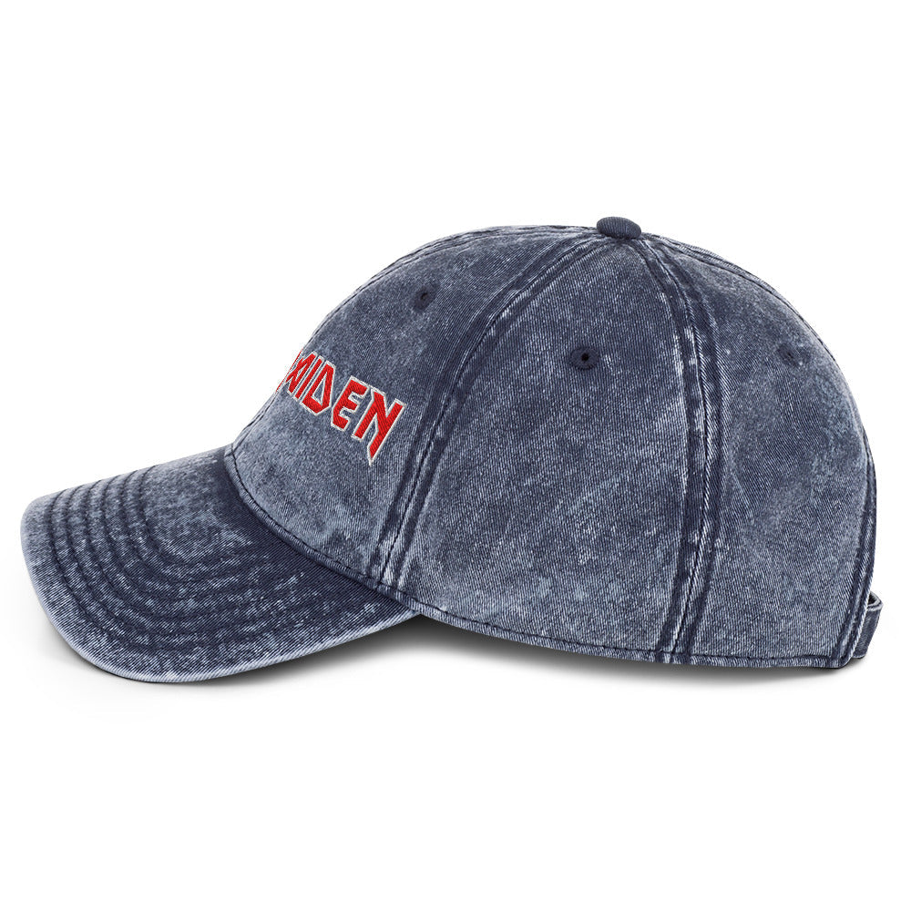 Merch Moment Iron Maiden - Vintage Cotton Twill HD Embroidered Cap