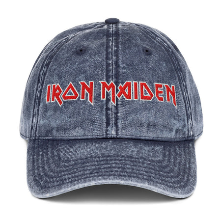 Merch Moment Iron Maiden - Vintage Cotton Twill HD Embroidered Cap