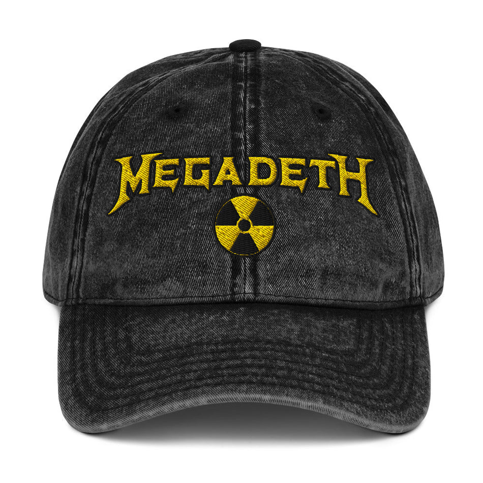 Merch Moment MegaDeth - Vintage Cotton Twill HD Embroidered Cap