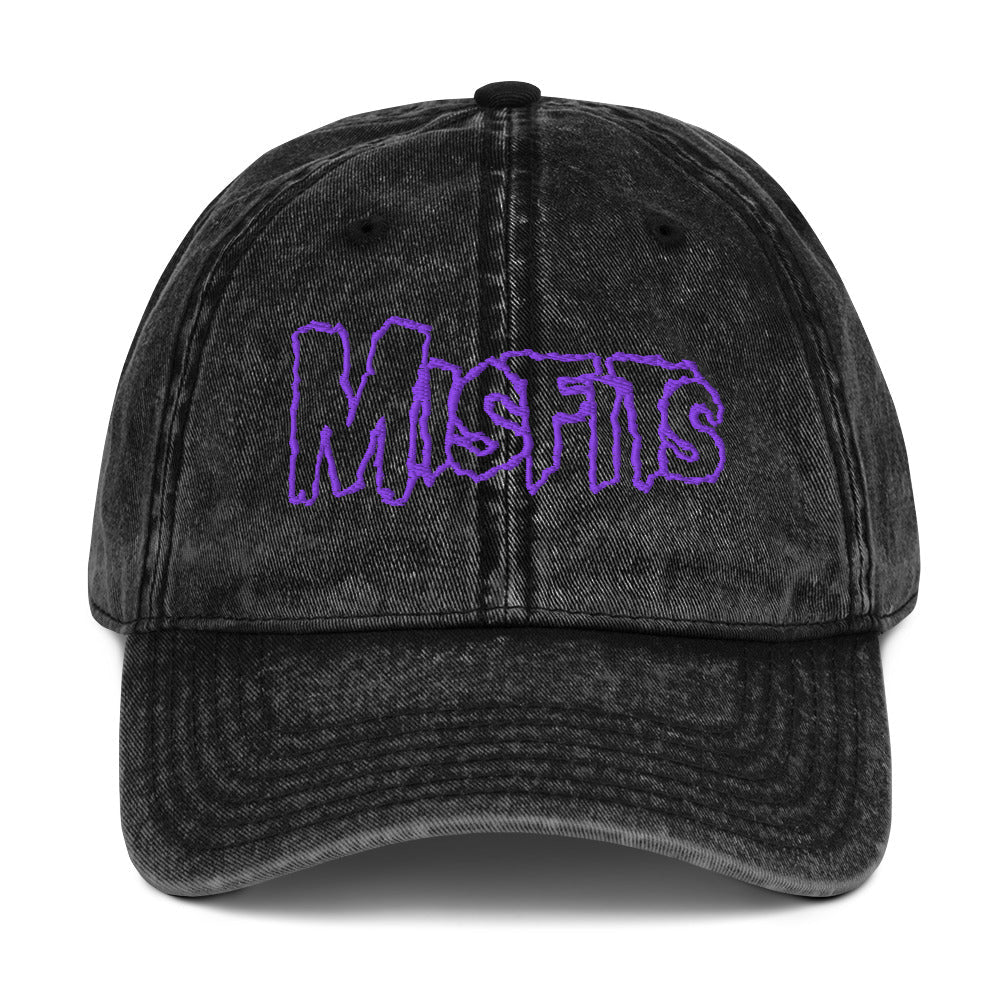 Merch Moment Misfits - Vintage Cotton Twill HD Embroidered Cap