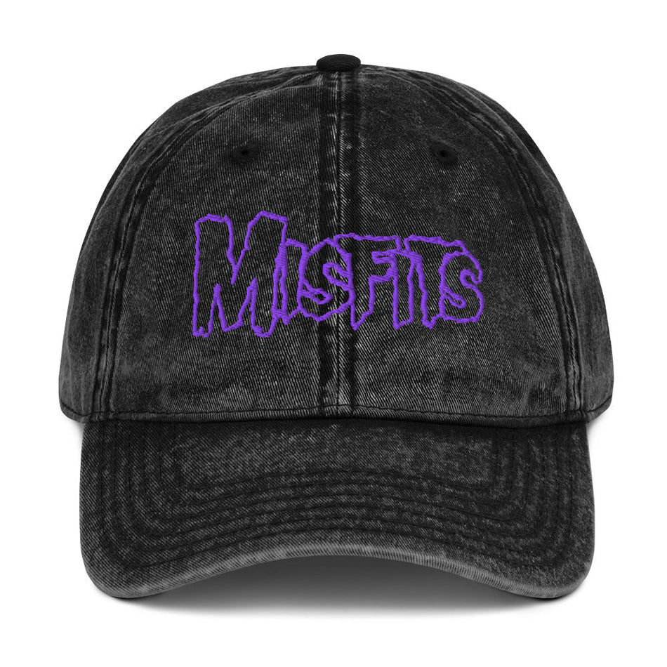Merch Moment Misfits - Vintage Cotton Twill HD Embroidered Cap