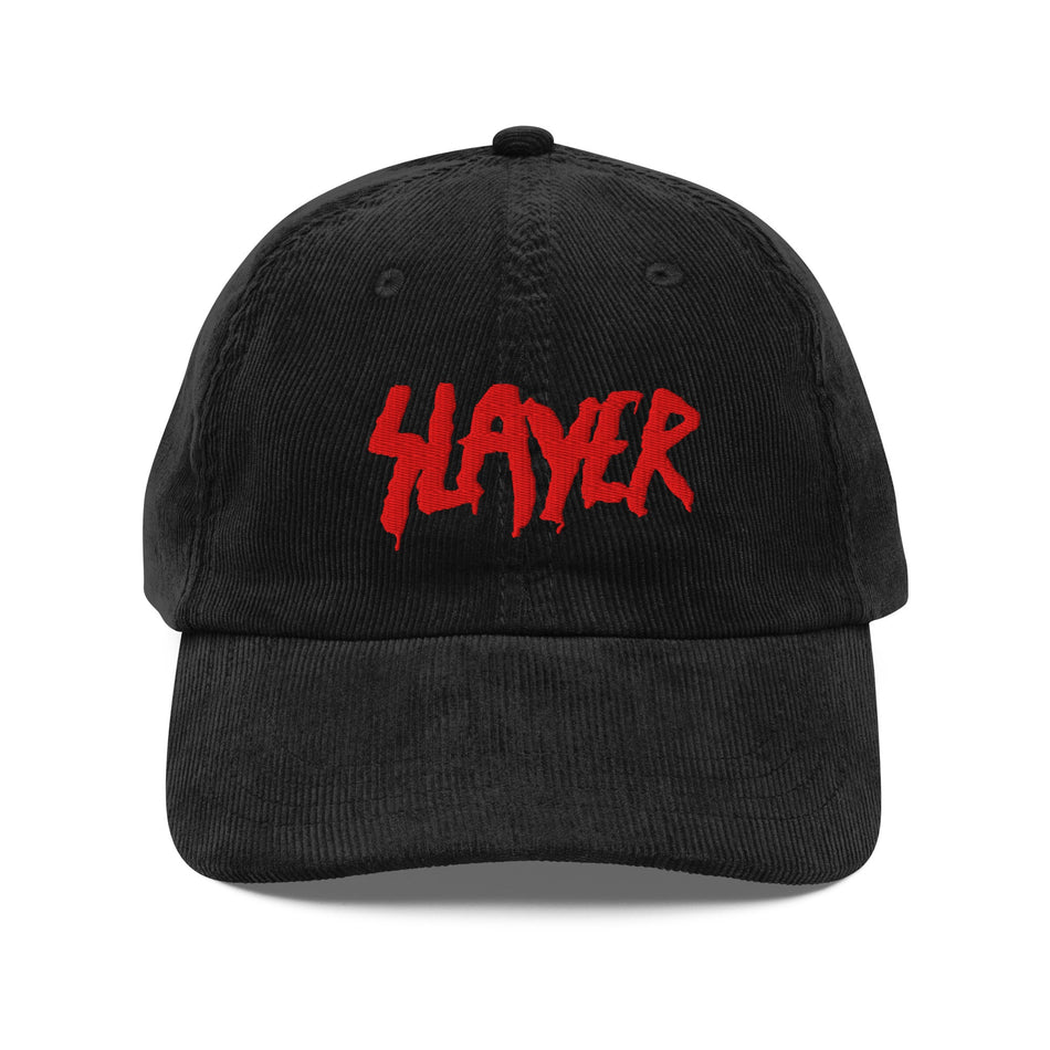 Merch Moment Slayer - Vintage Corduroy HD Embroidered Cap