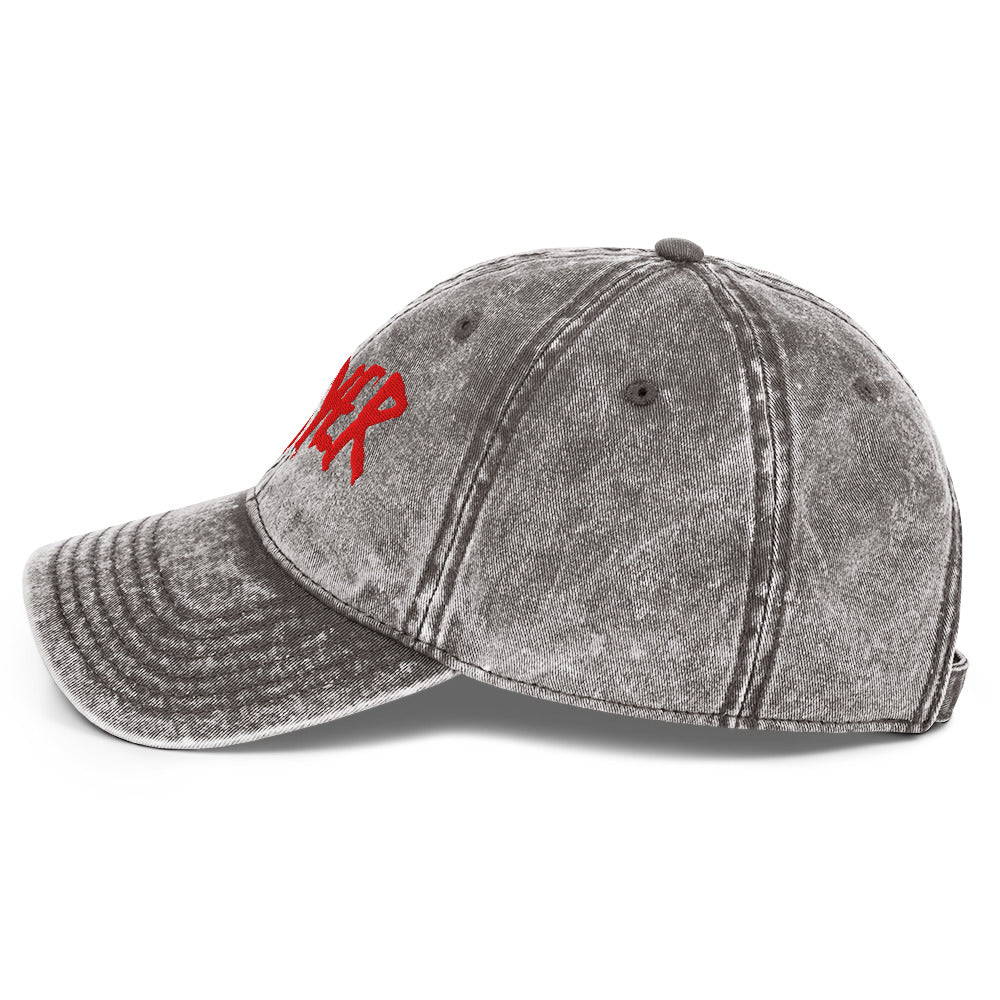 Merch Moment Slayer - Vintage Cotton Twill HD Embroidered Cap