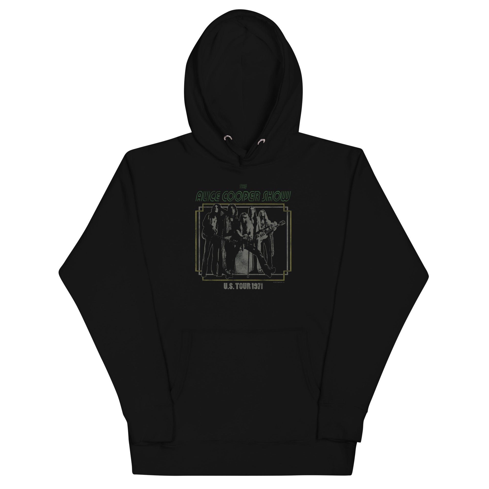 MerchMoment Alice Cooper - 1971 US Tour Hoodie Black