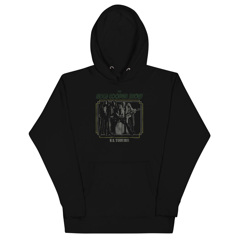 MerchMoment Alice Cooper - 1971 US Tour Hoodie Black