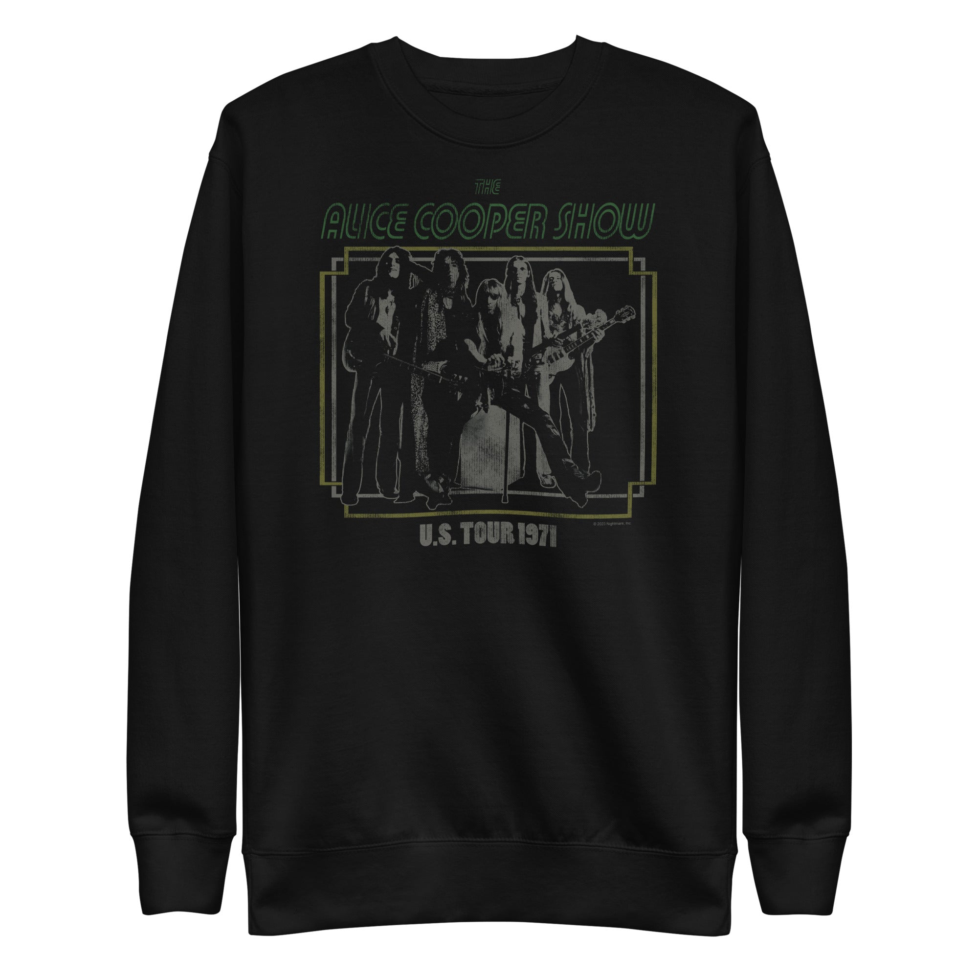 MerchMoment Alice Cooper - 1971 US Tour Sweatshirt Black