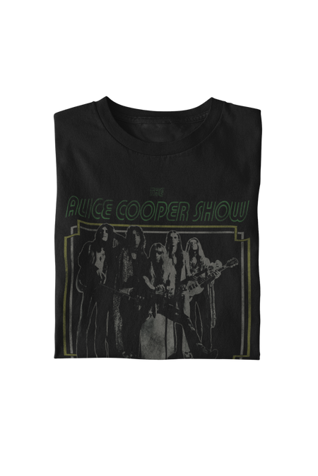 MerchMoment Alice Cooper - 1971 US Tour T-Shirt Black