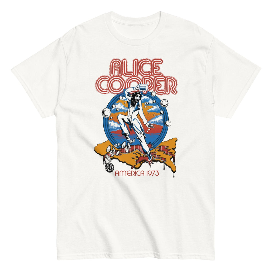 MerchMoment Alice Cooper - 1973 Tour T-Shirt White