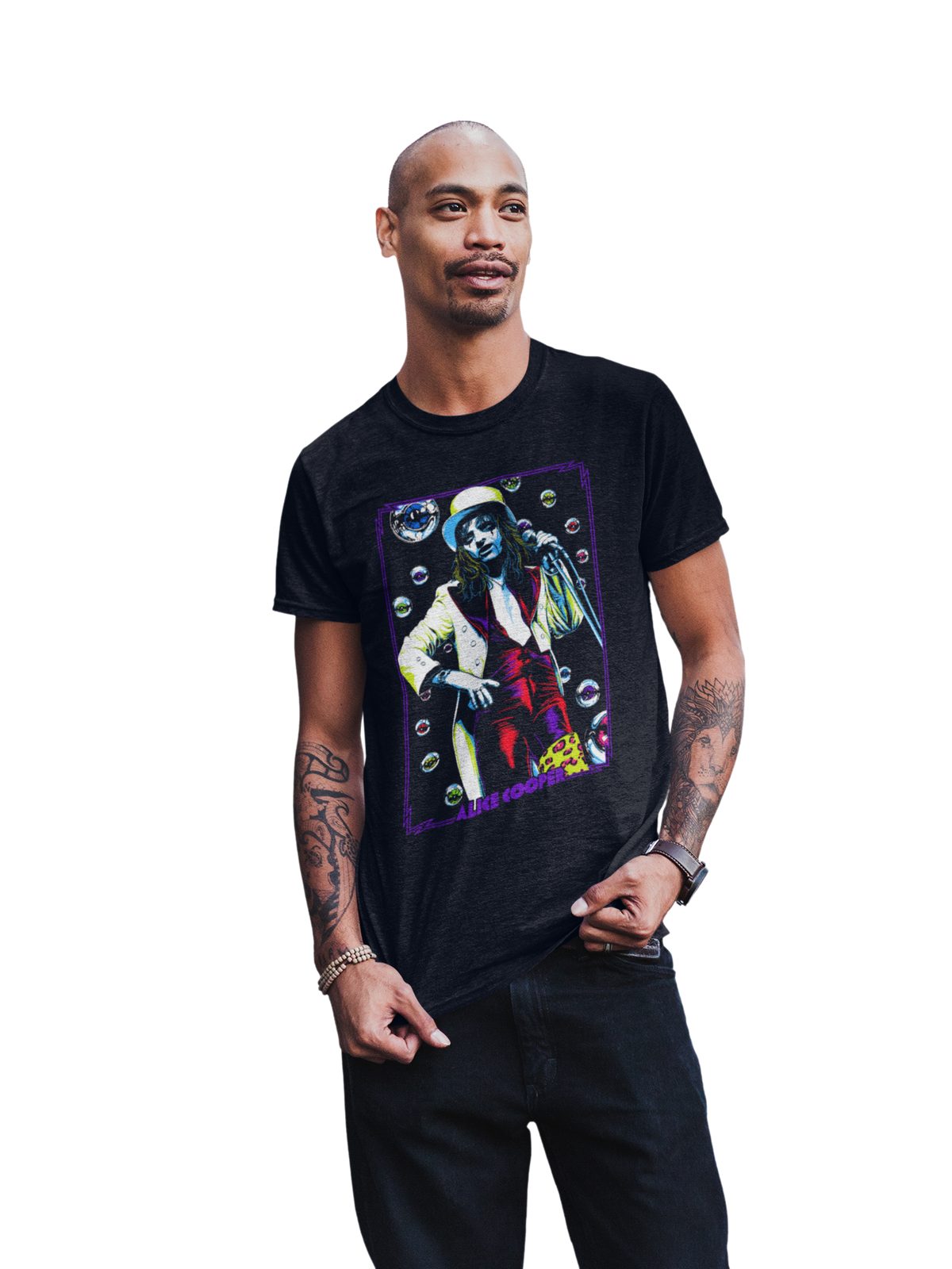 MerchMoment Alice Cooper - Bubbles T-Shirt Black