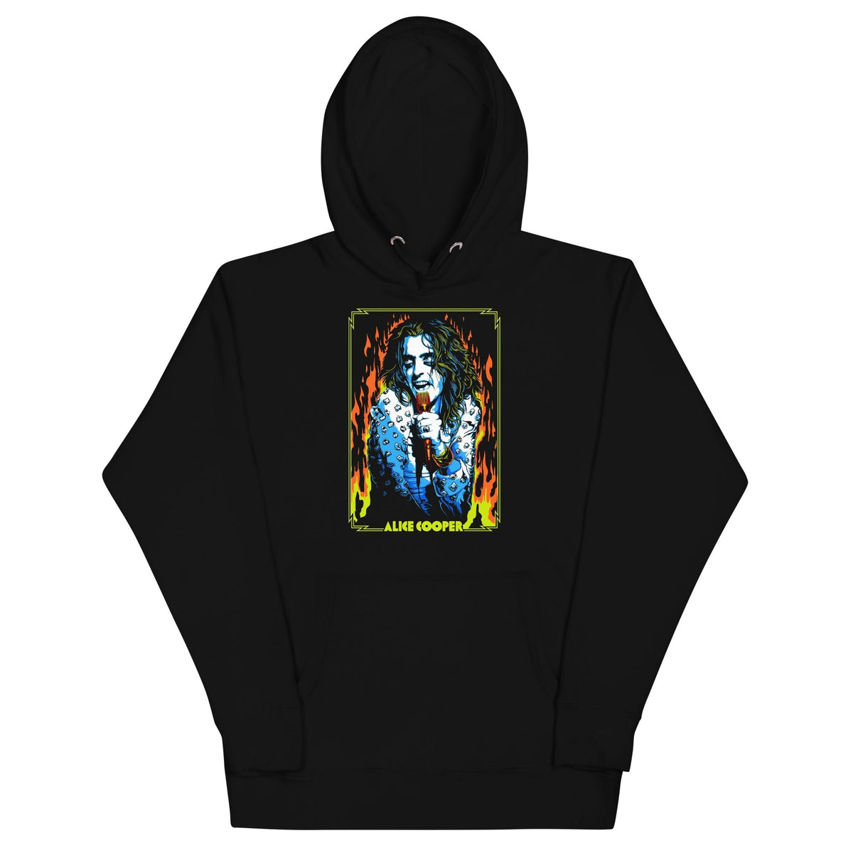 MerchMoment Alice Cooper - Flames Hoodie Black