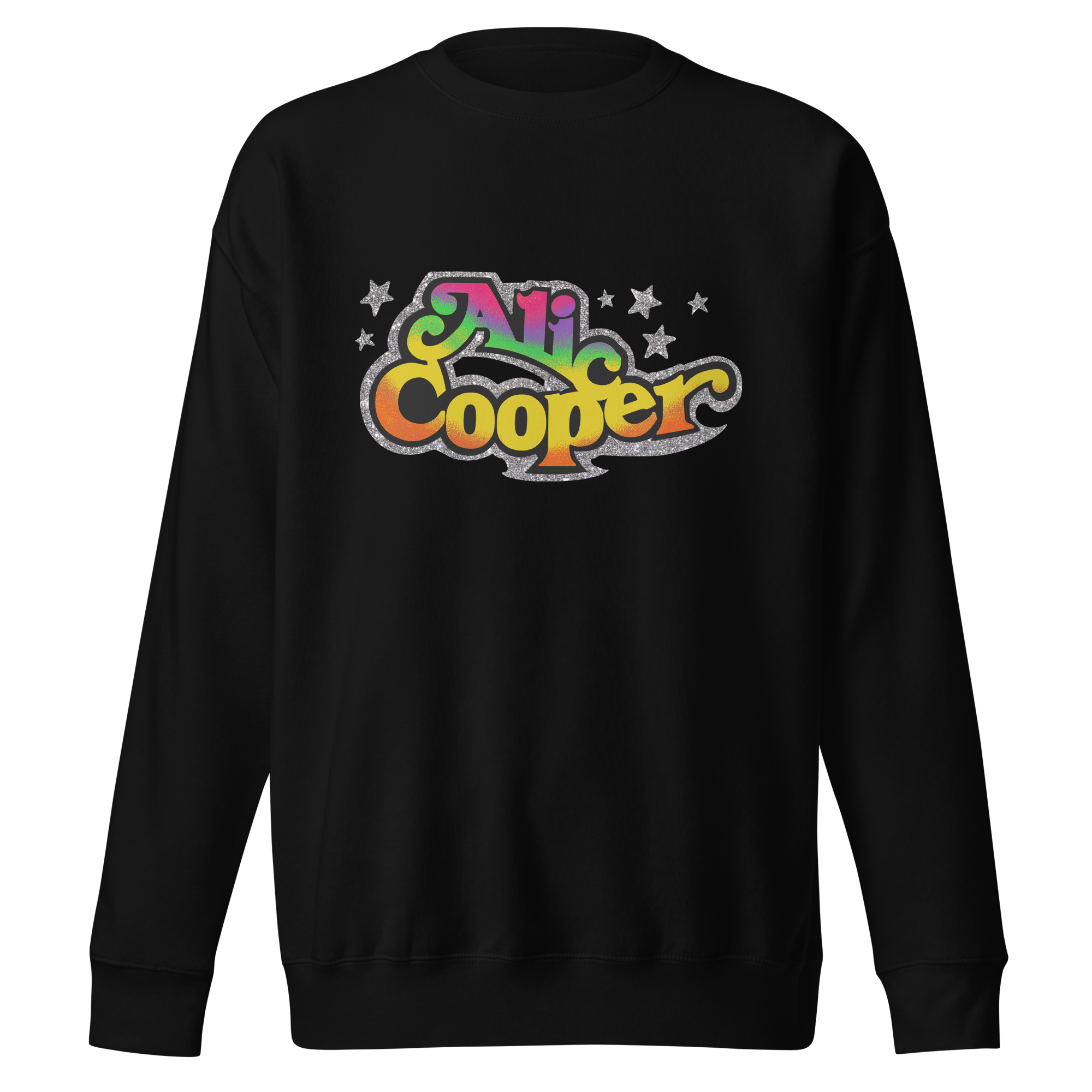 MerchMoment Alice Cooper - Gradient Star Sweatshirt Black