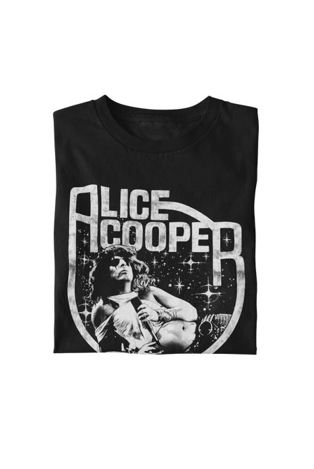 MerchMoment Alice Cooper - Lounging T-Shirt Black