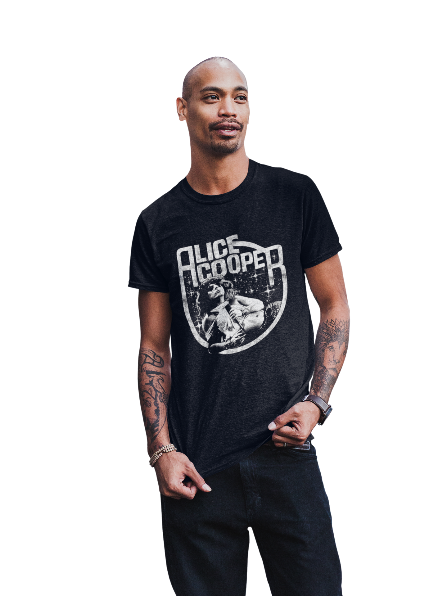 MerchMoment Alice Cooper - Lounging T-Shirt Black