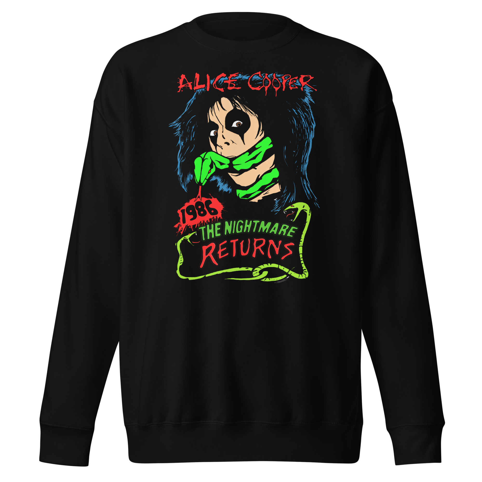 MerchMoment Alice Cooper - Nightmare Returns Sweatshirt Black