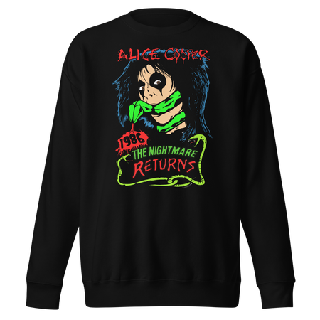 MerchMoment Alice Cooper - Nightmare Returns Sweatshirt Black