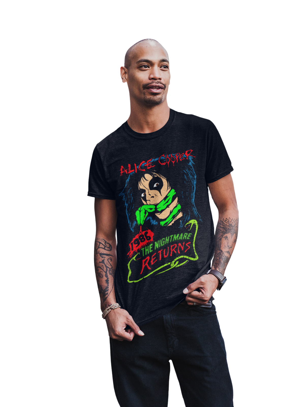 MerchMoment Alice Cooper - Nightmare Returns T-Shirt Black