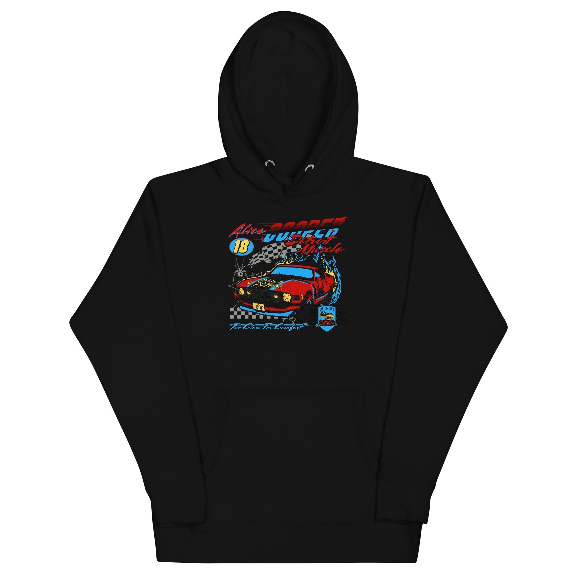MerchMoment Alice Cooper - Racecar Hoodie Black