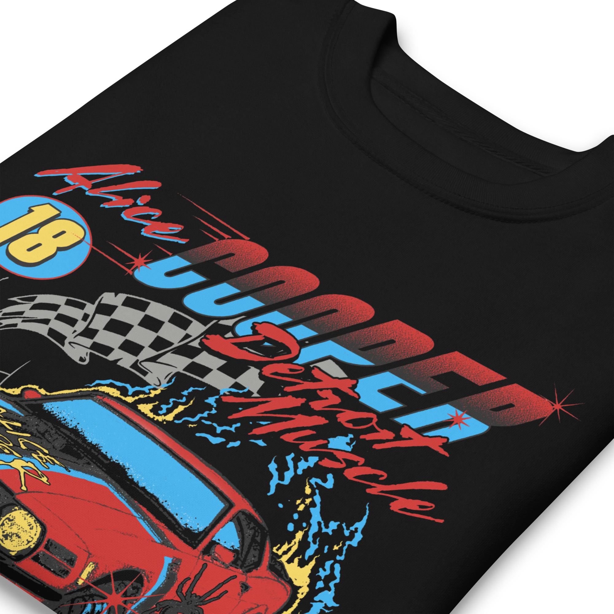 MerchMoment Alice Cooper - Racecar Sweatshirt Black