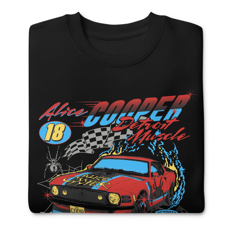 MerchMoment Alice Cooper - Racecar Sweatshirt Black