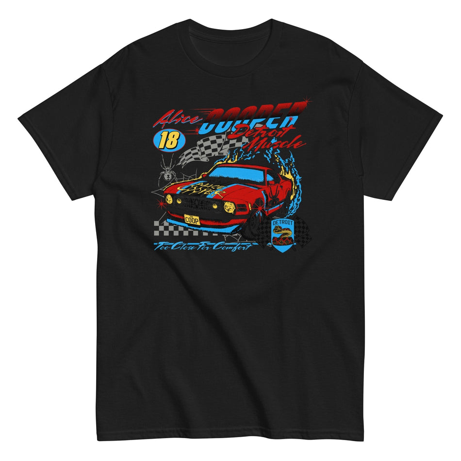 MerchMoment Alice Cooper - Racecar T-Shirt Black