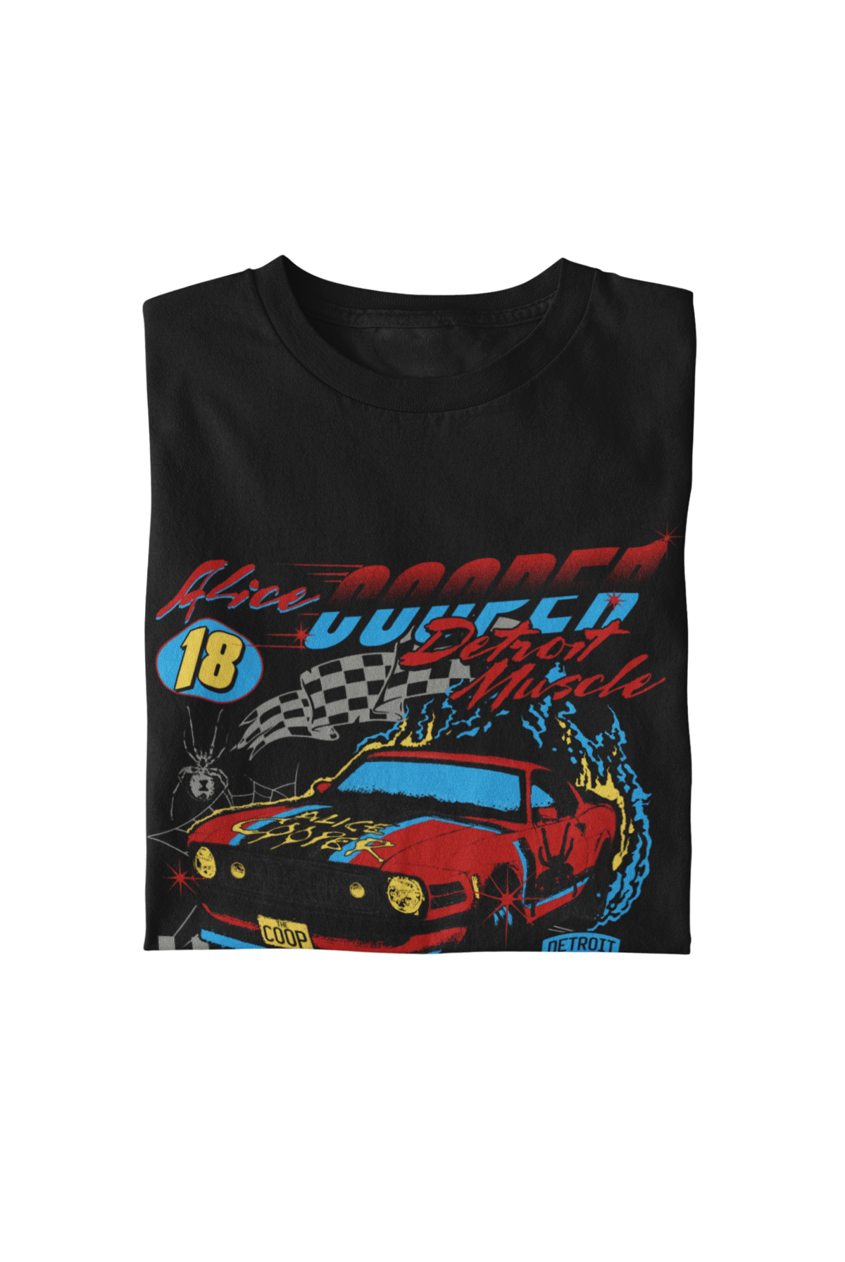 MerchMoment Alice Cooper - Racecar T-Shirt Black