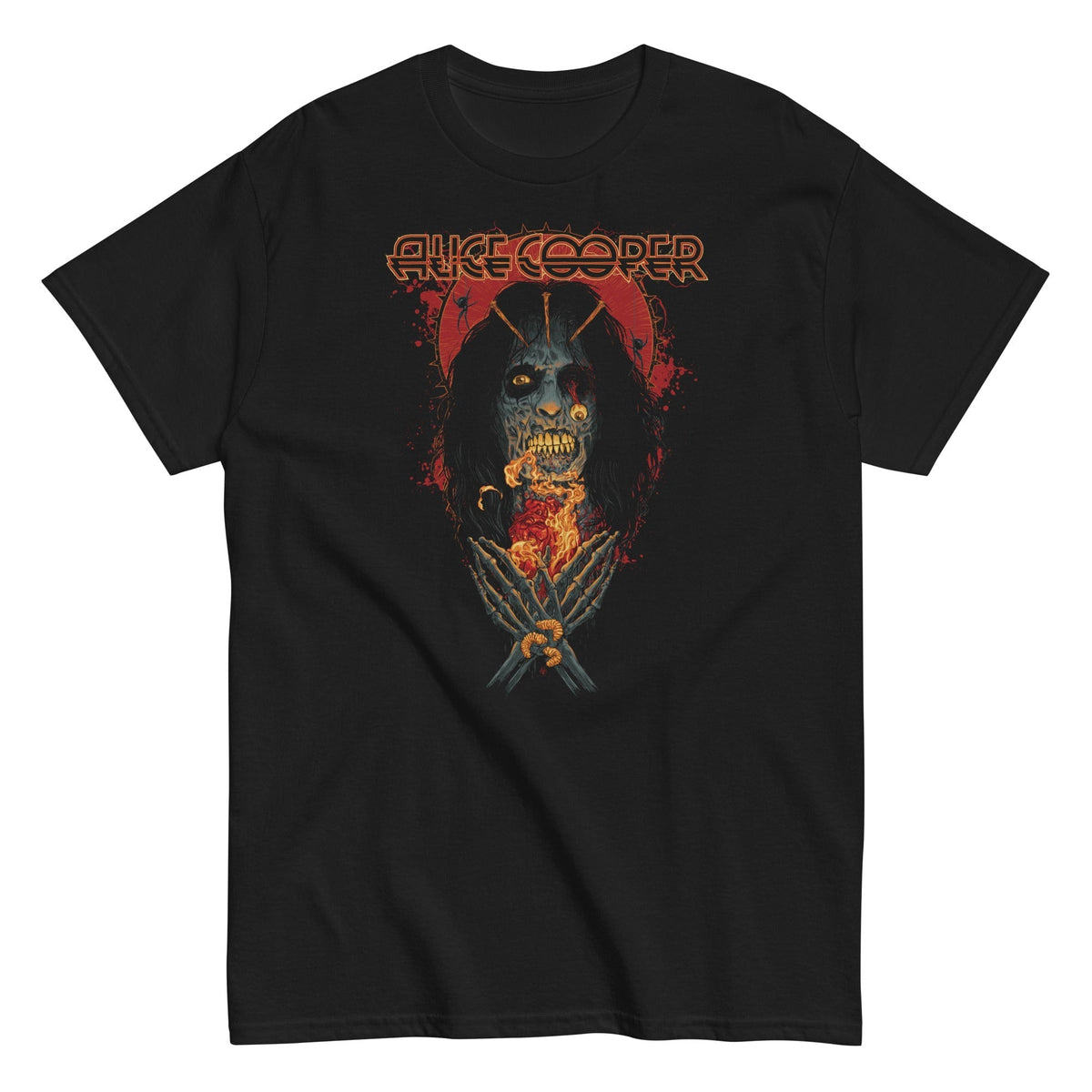 MerchMoment Alice Cooper - Skeleton T-Shirt Black