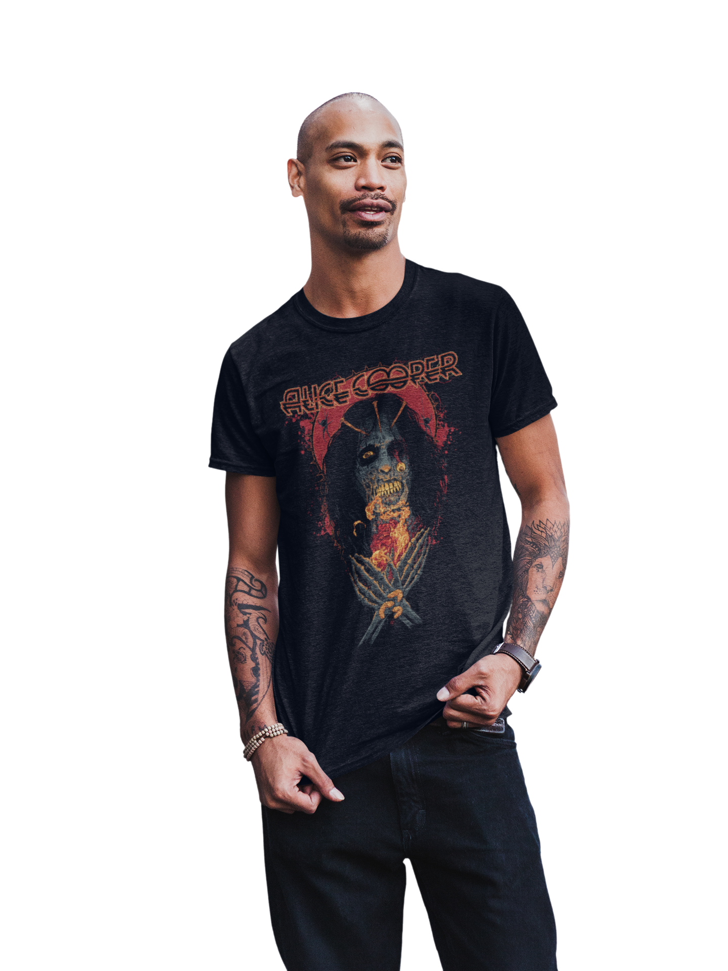 MerchMoment Alice Cooper - Skeleton T-Shirt Black