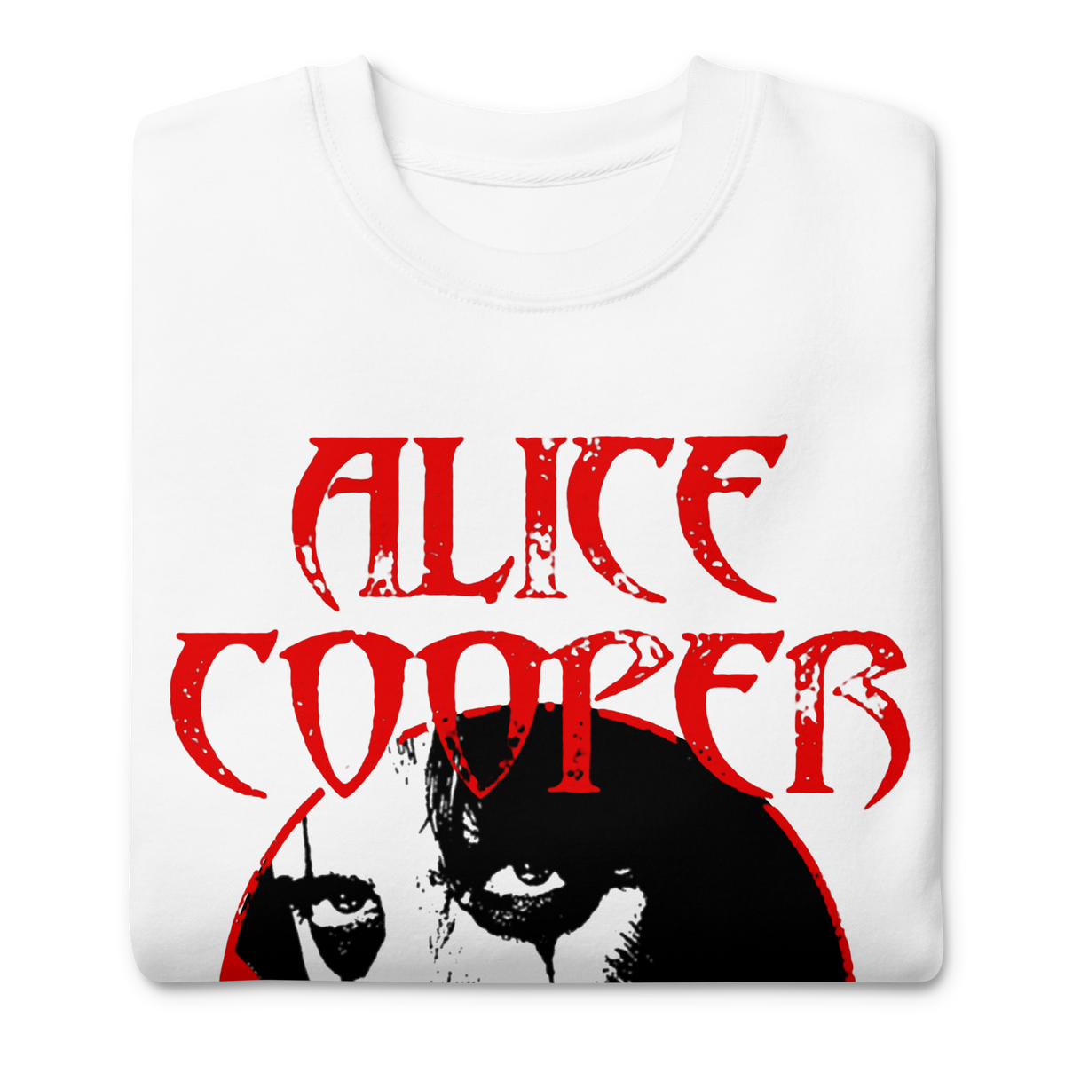 MerchMoment Alice Cooper - Staring Sweatshirt White
