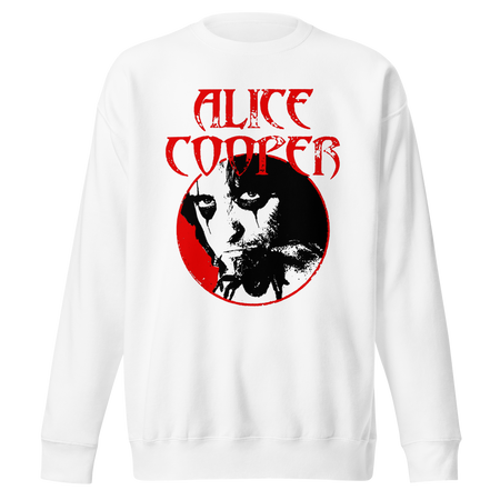 MerchMoment Alice Cooper - Staring Sweatshirt White