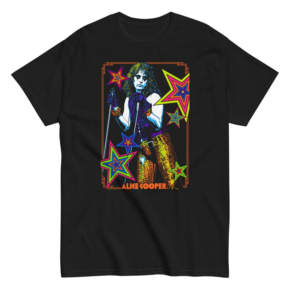 MerchMoment Alice Cooper - Stars T-Shirt Black