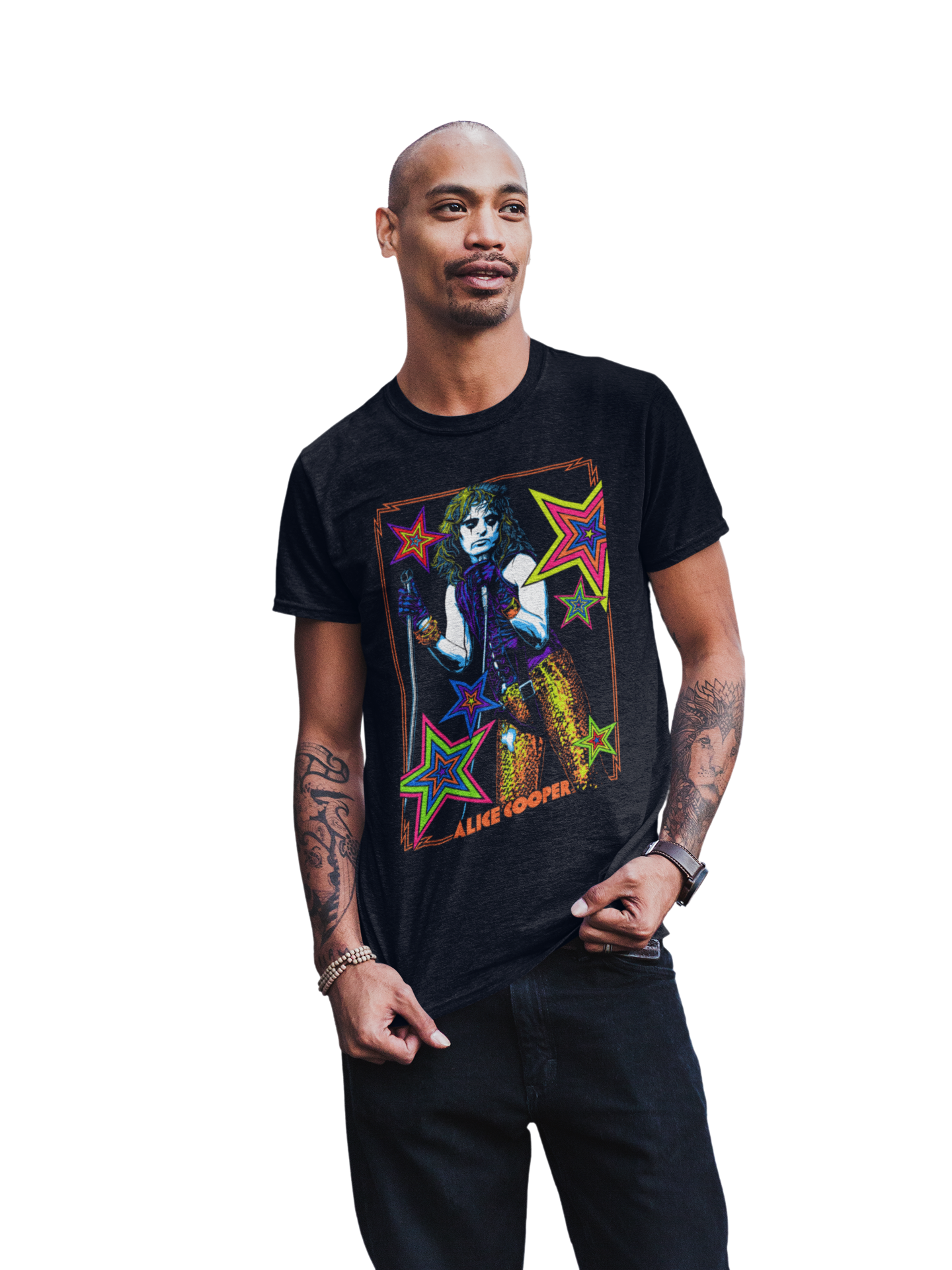 MerchMoment Alice Cooper - Stars T-Shirt Black