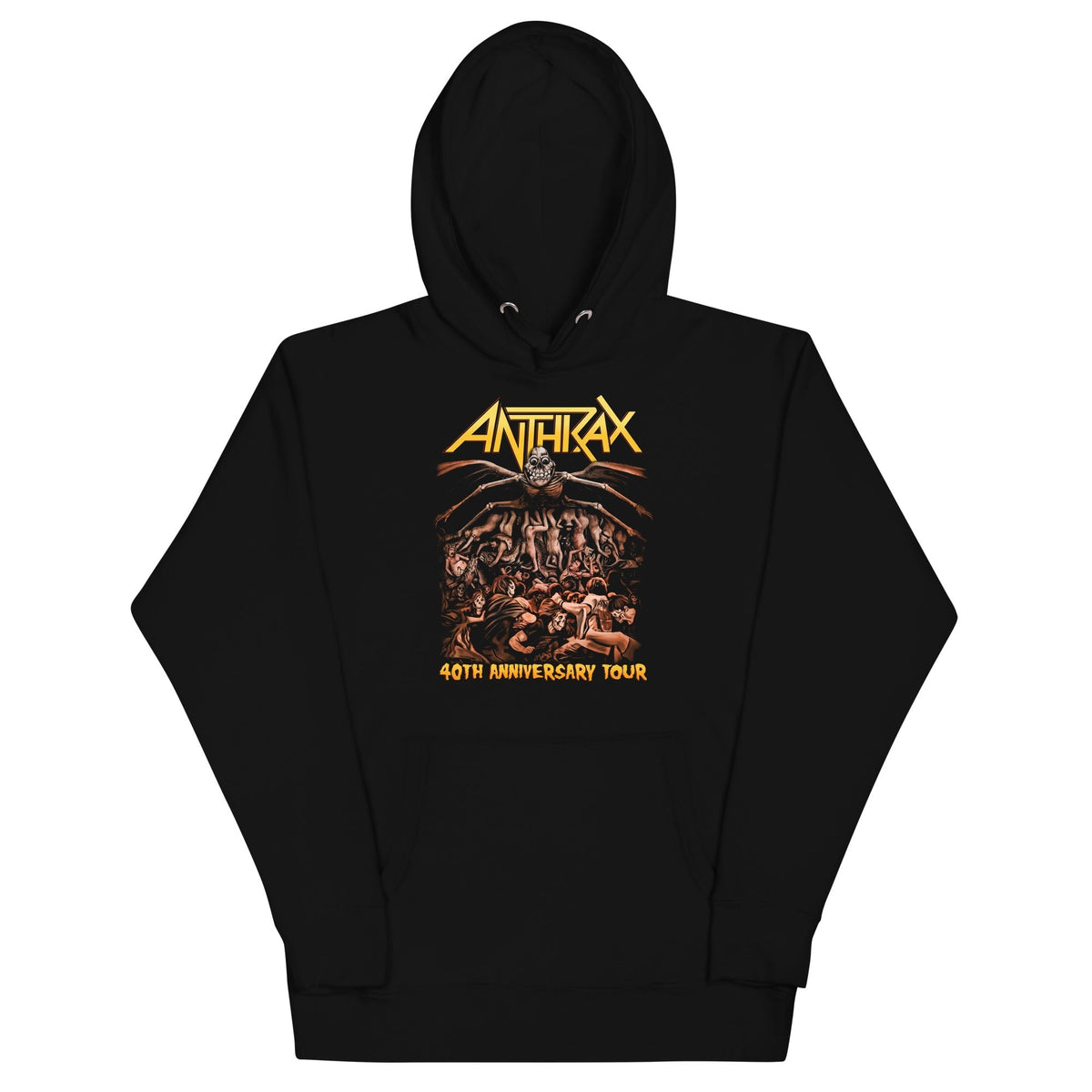 MerchMoment Anthrax - 40th Anniversary Tour Hoodie Black