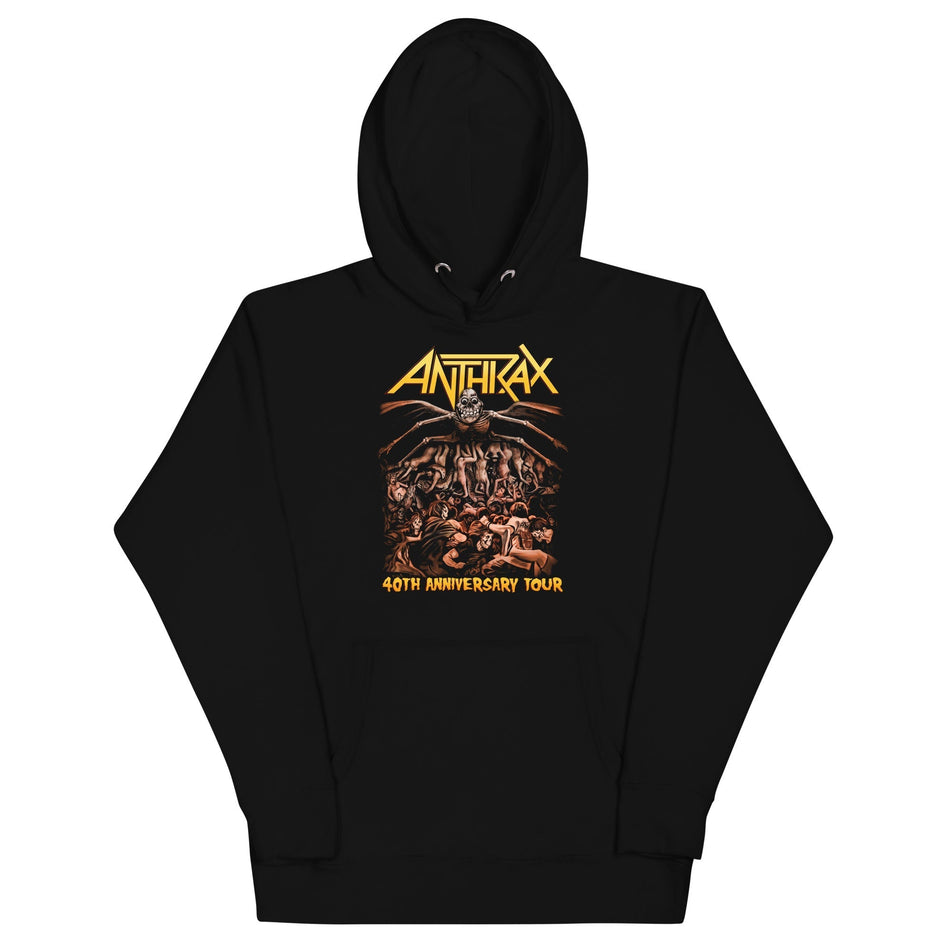 MerchMoment Anthrax - 40th Anniversary Tour Hoodie Black