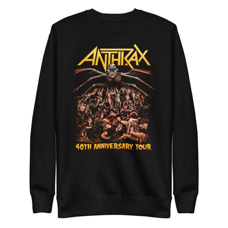 MerchMoment Anthrax - 40th Anniversary Tour Sweatshirt Black