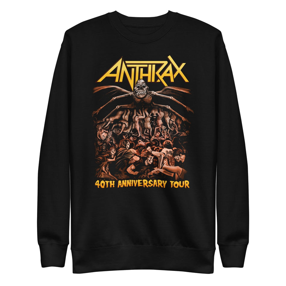 MerchMoment Anthrax - 40th Anniversary Tour Sweatshirt Black