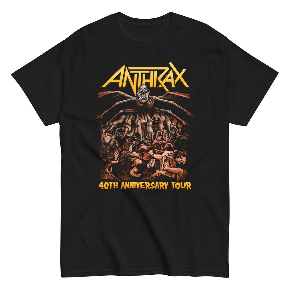 MerchMoment Anthrax - 40th Anniversary Tour T-Shirt Black