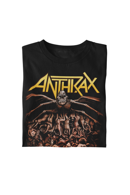 MerchMoment Anthrax - 40th Anniversary Tour T-Shirt Black