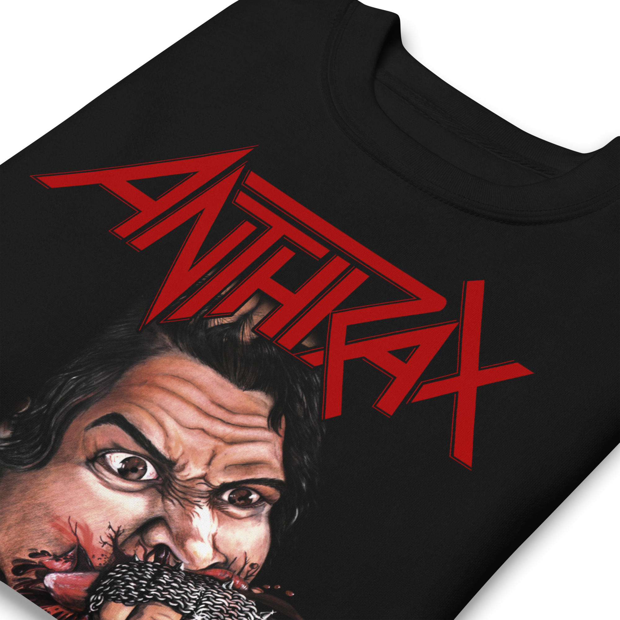 MerchMoment Anthrax - Bite Your Hand Sweatshirt Black