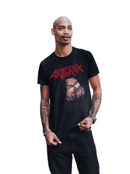 MerchMoment Anthrax - Bite Your Hand T-Shirt Black
