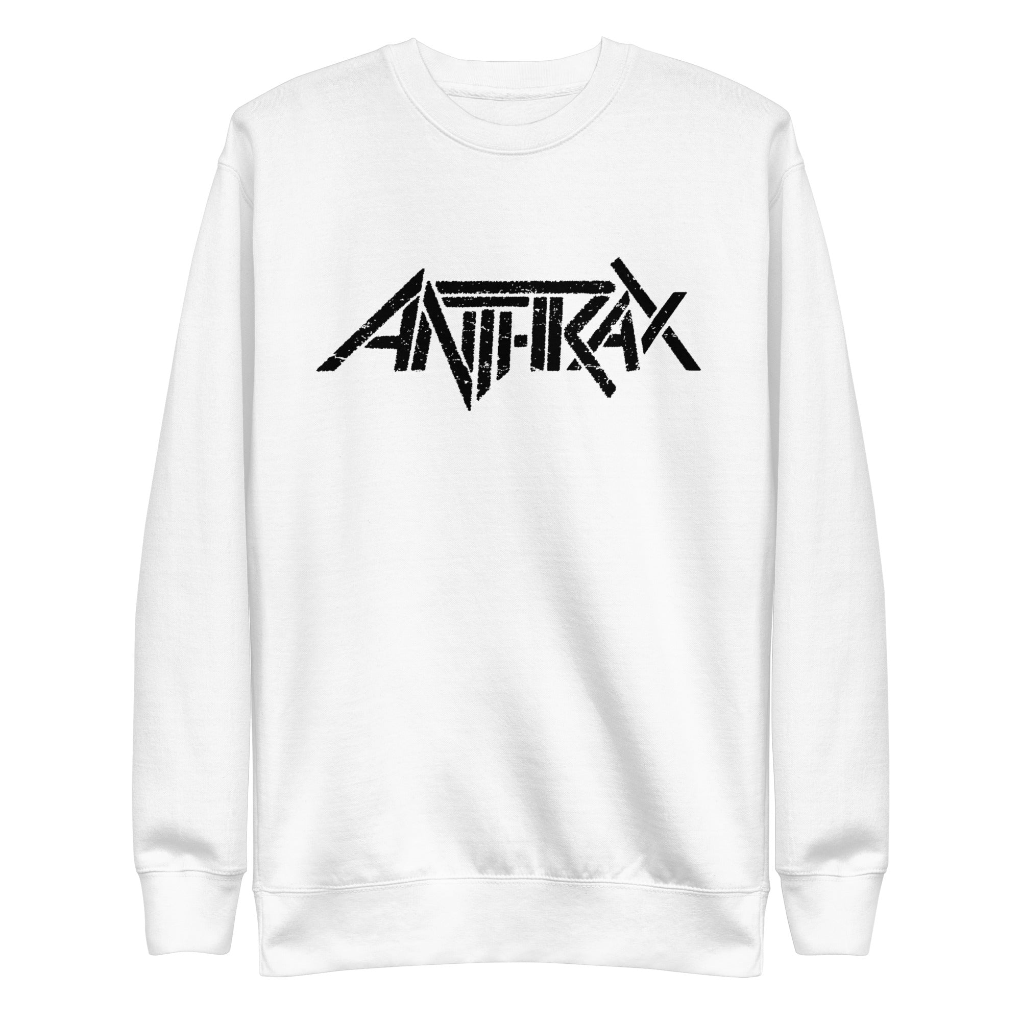 MerchMoment Anthrax - Classic Logo Sweatshirt White