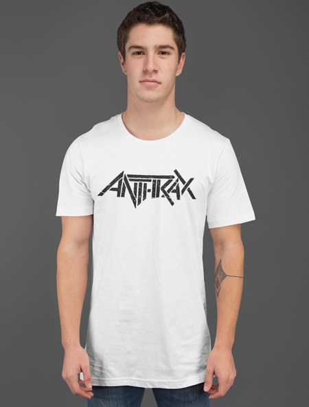 MerchMoment Anthrax - Classic Logo T-Shirt White