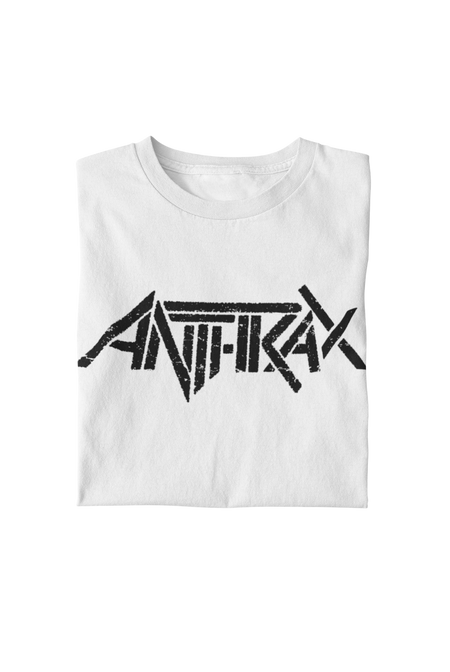 MerchMoment Anthrax - Classic Logo T-Shirt White