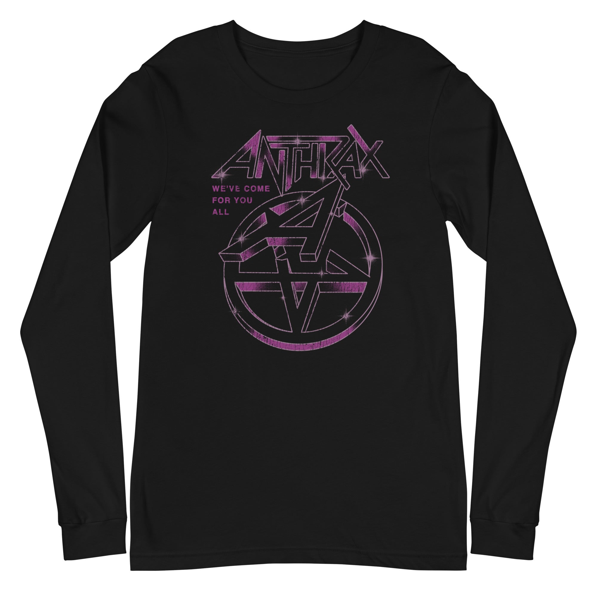 MerchMoment Anthrax - Double A Long Sleeve T-Shirt Black
