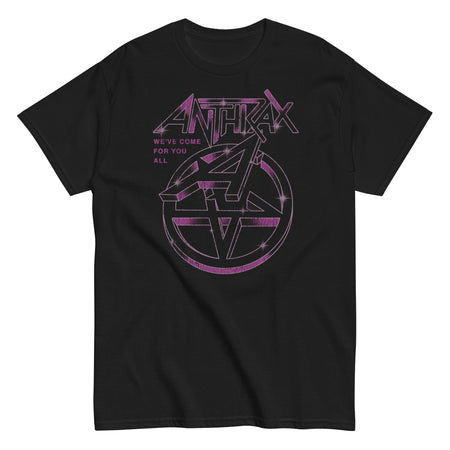 MerchMoment Anthrax - Double A T-Shirt Black