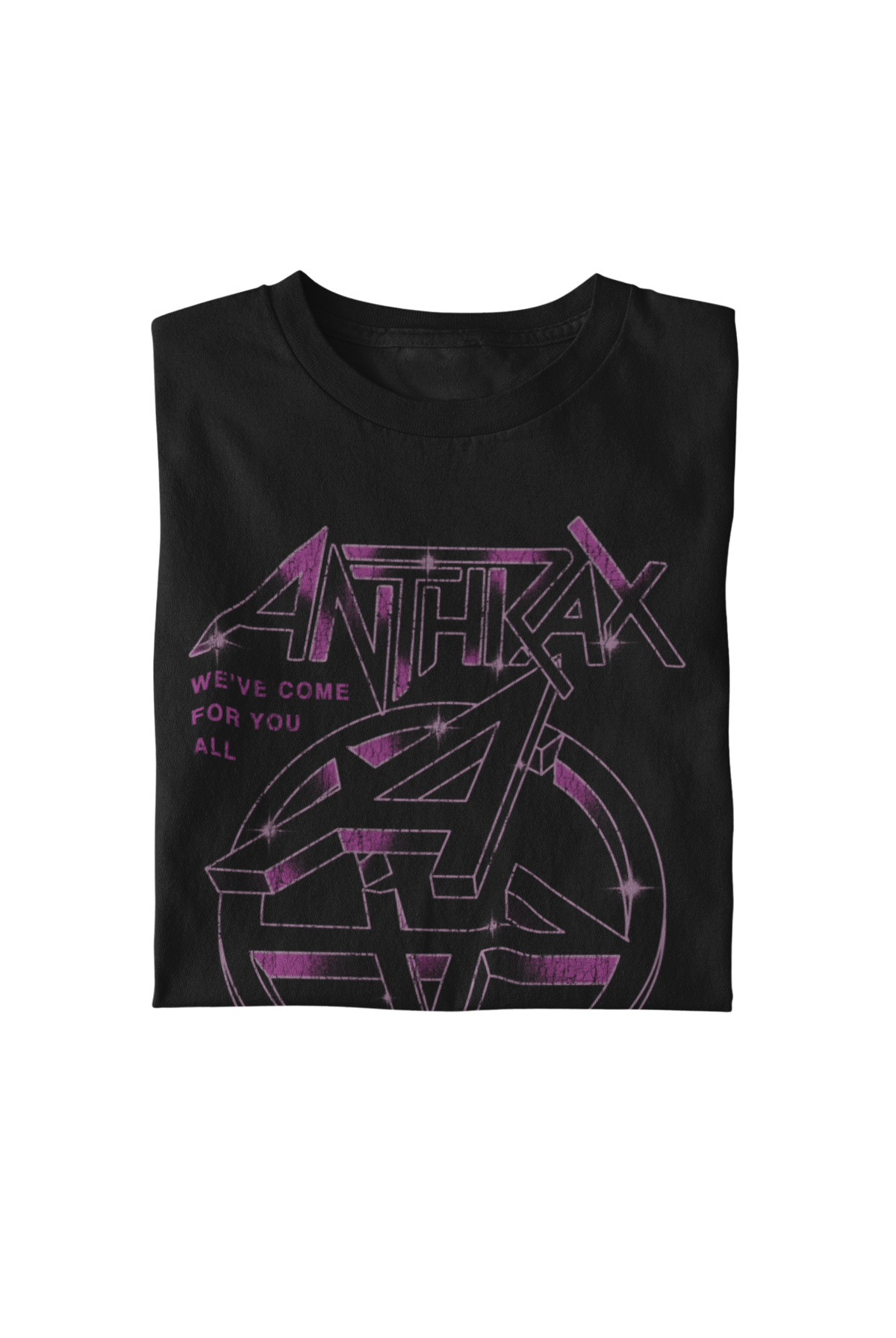 MerchMoment Anthrax - Double A T-Shirt Black